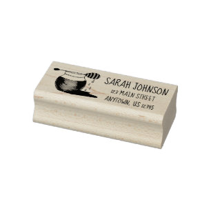 Drijvende Honingpot Honeypot Foodie Personalized Rubberstempel