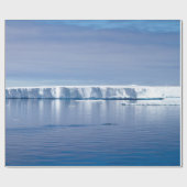 Drijvende ijsberg cadeaupapier (Vlak)