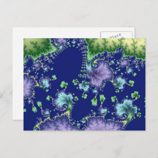 Drijvende in - fractaal Briefkaart (Voorkant / Achterkant)