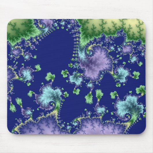 Drijvende in - Fractal Mousepad Muismat (Voorkant)