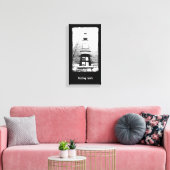 Drijvende kamers Canvas Art Afdruk (Insitu (Woonkamer))