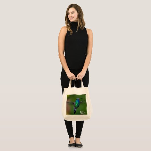 Drijvende kolibrie tote bag (Voorkant (model))