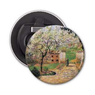Drijvende krottenboom, Eragny Camille Pissarro Button Flesopener