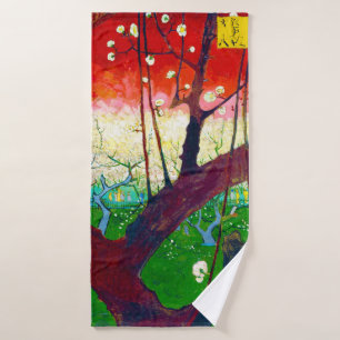 Drijvende krottenboom (na Hiroshige), Van Gogh Badhanddoek