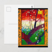 Drijvende krottenboom (na Hiroshige), Van Gogh Briefkaart (Voorkant / Achterkant)