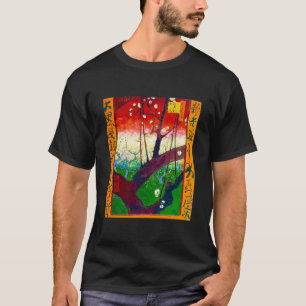 Drijvende krottenboom (na Hiroshige), Van Gogh T-shirt
