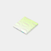 Drijvende Lemon Wave-ontwerp Post-it® Notes (Schuin)