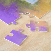 Drijvende lentevloeren Abstract kunstschilderen Legpuzzel (Zijkant)