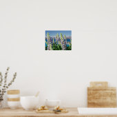 Drijvende Lupine Nieuw-Zeeland Poster (Keuken)