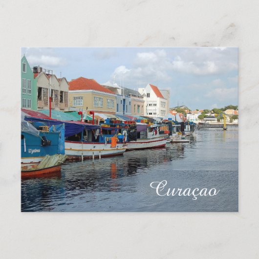 Drijvende markt op Curaçao Briefkaart (Voorkant)