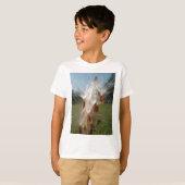 Drijvende Milkweed Seeds Art Print/Graphic T-shirt (Voorkant volledig)