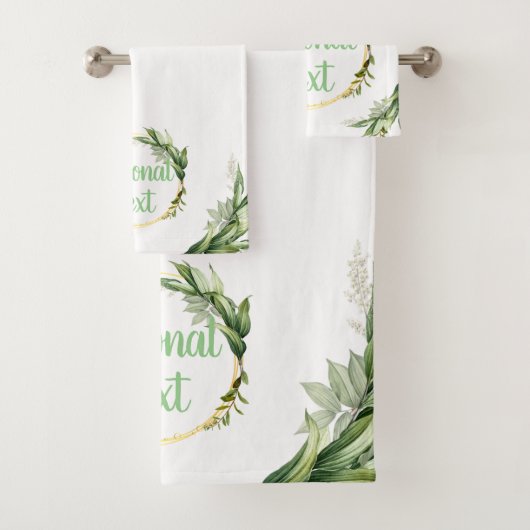 Drijvende olijfboomtakken bad handdoek (Insitu)