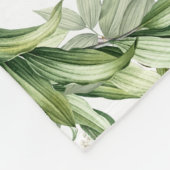 Drijvende olijfboomtakken fleece deken (Hoek)