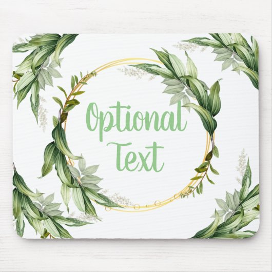 Drijvende olijfboomtakken muismat (Voorkant)