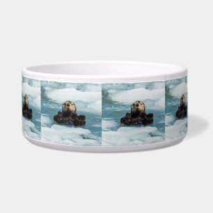 Drijvende otter voerbakje