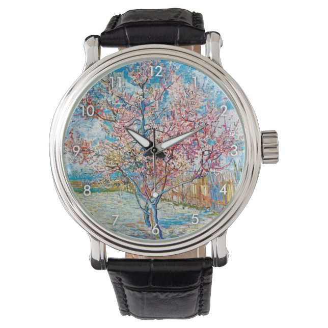 Drijvende Perzikboom, Van Gogh Horloge (Voorkant)