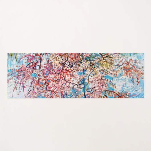 Drijvende Perzikboom, Van Gogh Yogamat (Voorkant (horizontaal))
