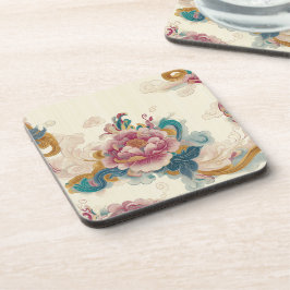 drijvende pioen bier onderzetter