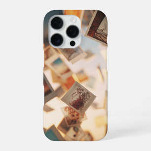 Drijvende Polaroidherinneringen iPhone 16 Pro Hoesje