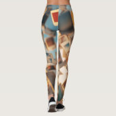 Drijvende Polaroidherinneringen Leggings (Achterkant)