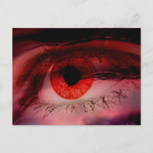 Drijvende Red Eye Art Briefkaart