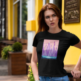 Drijvende Rocks Fantasy Landscape T-shirt