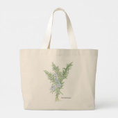 Drijvende rozemarijn grote tote bag (Achterkant)