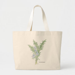 Drijvende rozemarijn grote tote bag