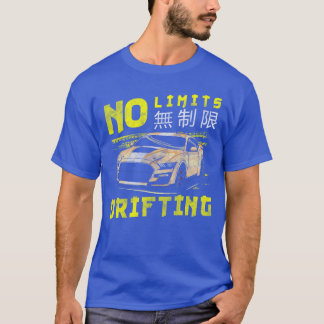 Drijvende sportauto straatfamilie t-shirt