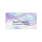 Drijvende stroken etiket (Voorkant)