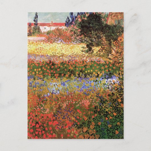 Drijvende tuin door Vincent van Gogh Briefkaart (Voorkant)