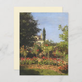 Drijvende tuin in Sainte Adresse door Claude Monet (Voorkant / Achterkant)