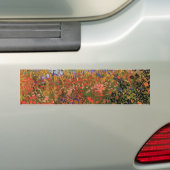 Drijvende tuin, Vincent van Gogh. Bumpersticker (Op auto)