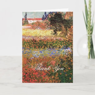 Drijvende tuin, Vincent Van Gogh. Met vriendelijke Bedankkaart