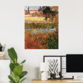 Drijvende tuin, Vincent van Gogh. Poster (Thuiskantoor)