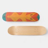 Drijvende vos skateboard (Horizontaal)