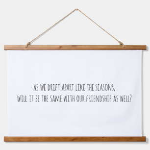 Drijvende wandtapijten buiten hout hangend wandkleed