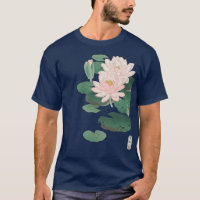 Drijvende waterLily door Ohara Koson T-Shirt