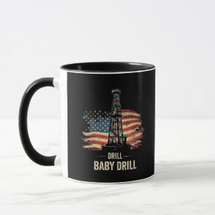 Drill Baby Drill Amerikaanse Trump Energie Economi Mok