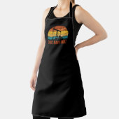 Drill Baby Drill Retro Sunset Style Schort (Insitu)