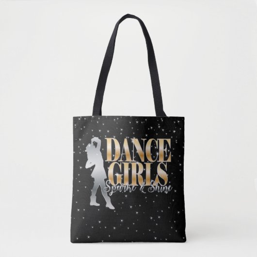 Drill Dance Team Sparkle Tote Bag (Voorkant)