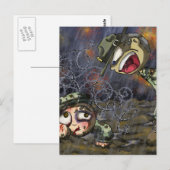 Drill Sergeant Briefkaart (Voorkant / Achterkant)