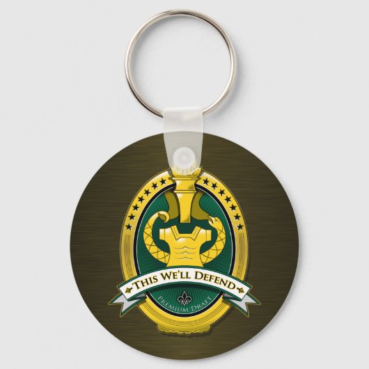 Drill Sergeant Premium Draft Beer Sleutelhanger (Voorkant)