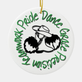 Drill Team - Dance Grace Precision-team Pride Keramisch Ornament