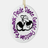 Drill Team - Dance Grace Precision-team Pride Keramisch Ornament (Rechts)
