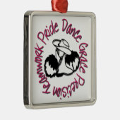 Drill Team - Dance Grace Precision-team Pride Metalen Ornament (Rechts)