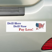 Drill USA Bumpersticker (Op auto)