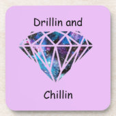 Drillin en Chillin Bier Onderzetter (Voorkant)