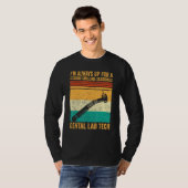 Drilling Dental Lab Tech Technician Technician T-shirt (Voorkant volledig)