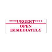 DRINGEND OPEN ONMIDDELLIJK Zelfinkt Stempel (Design)